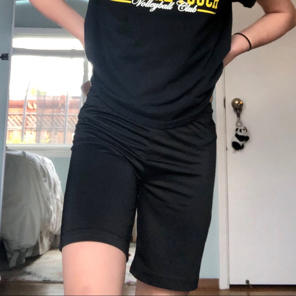 boys Black basketball shorts